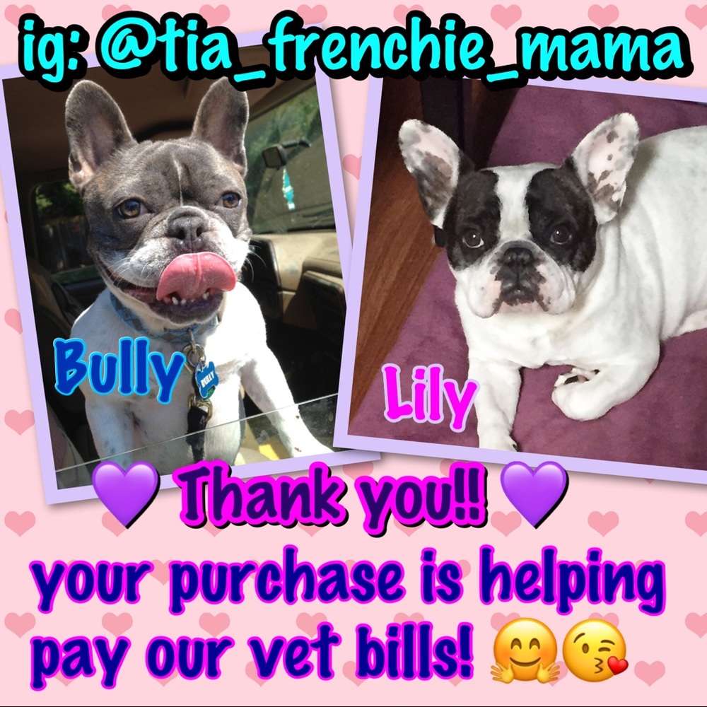 Your money helping buy our meds & pay vet bills